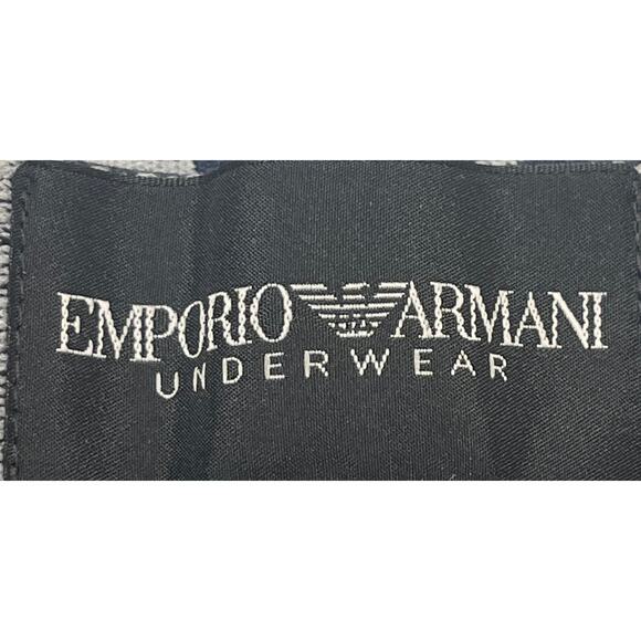 12-59 EMPORIO ARMANI Men's Boxer Brief Underwear 2-PACK Blue Small - Picture 6 of 12